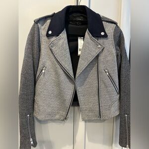 Theory Gray and Black Jacket, size small, NWT